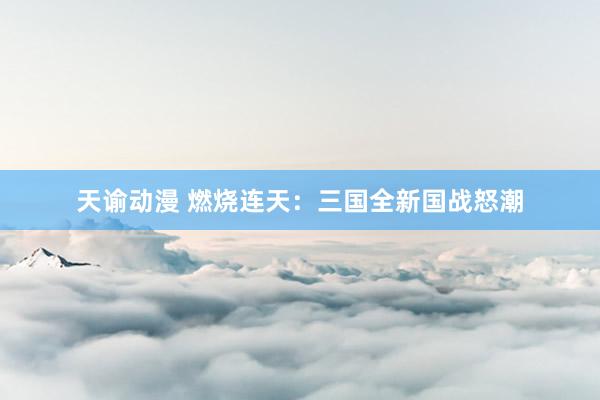 天谕动漫 燃烧连天：三国全新国战怒潮