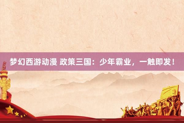 梦幻西游动漫 政策三国：少年霸业，一触即发！
